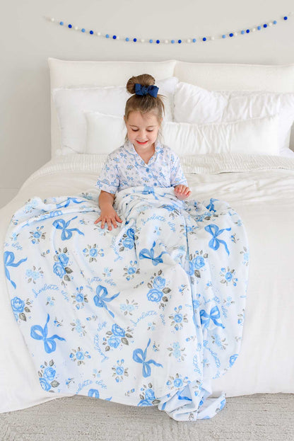Personalized Kids' Blanket | Tied In Blooms