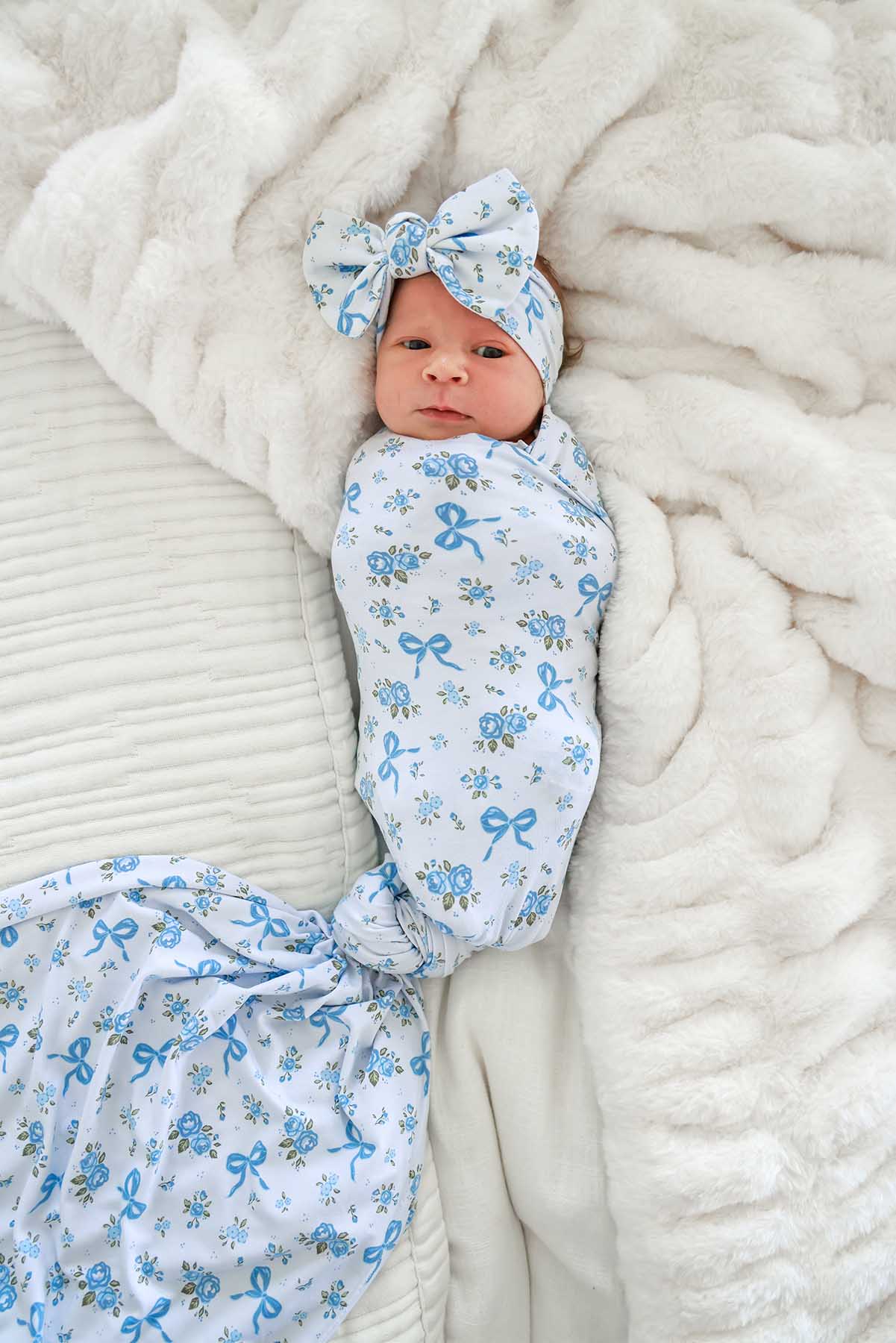 Knit Large Bow Headwrap | Tied In Blooms