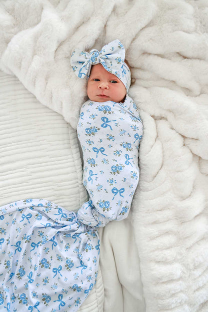 Knit Large Bow Headwrap | Tied In Blooms