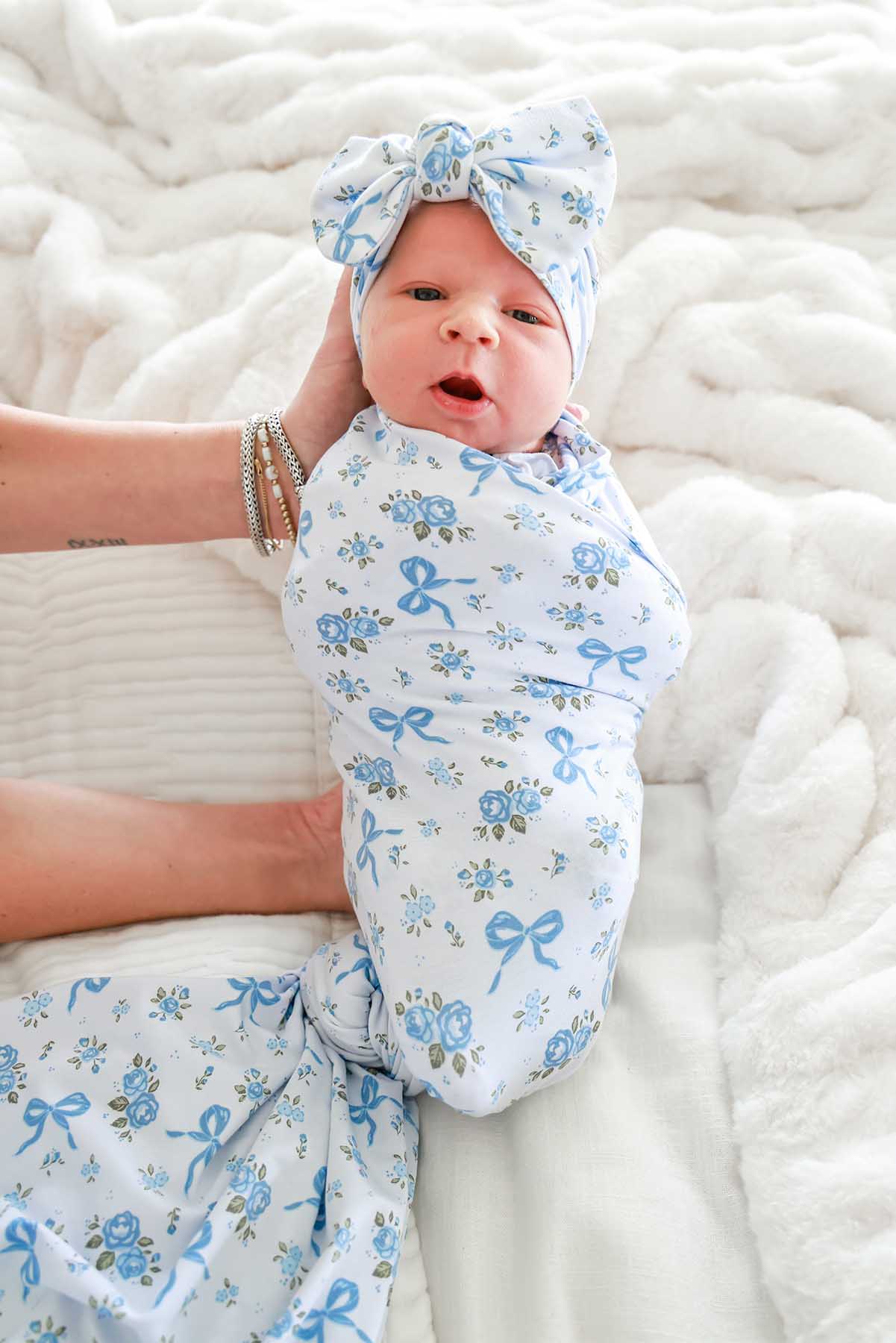 Knit Large Bow Headwrap | Tied In Blooms