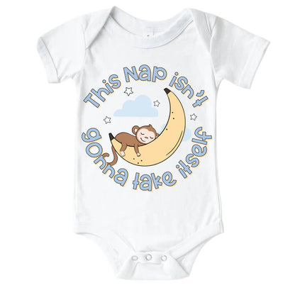 Nap Time Graphic Bodysuit & Kids Tee | White