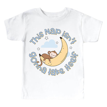 Nap Time Graphic Bodysuit & Kids Tee | White