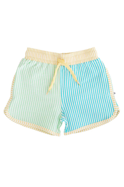Boy's Swim Trunks | Multi-Color Seersucker