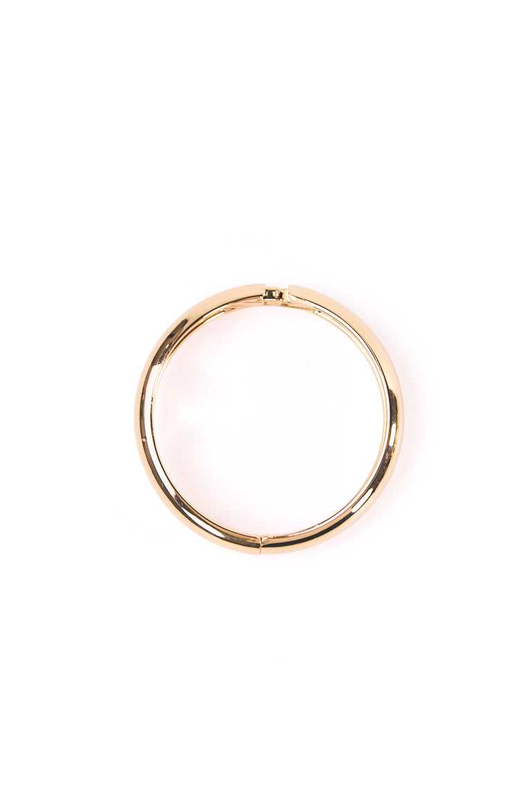 My Destiny Gold Clasp Bangle