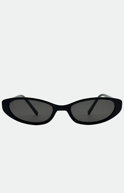 Otra Eyewear Lulu Black Thin Cat Eye Sunglasses