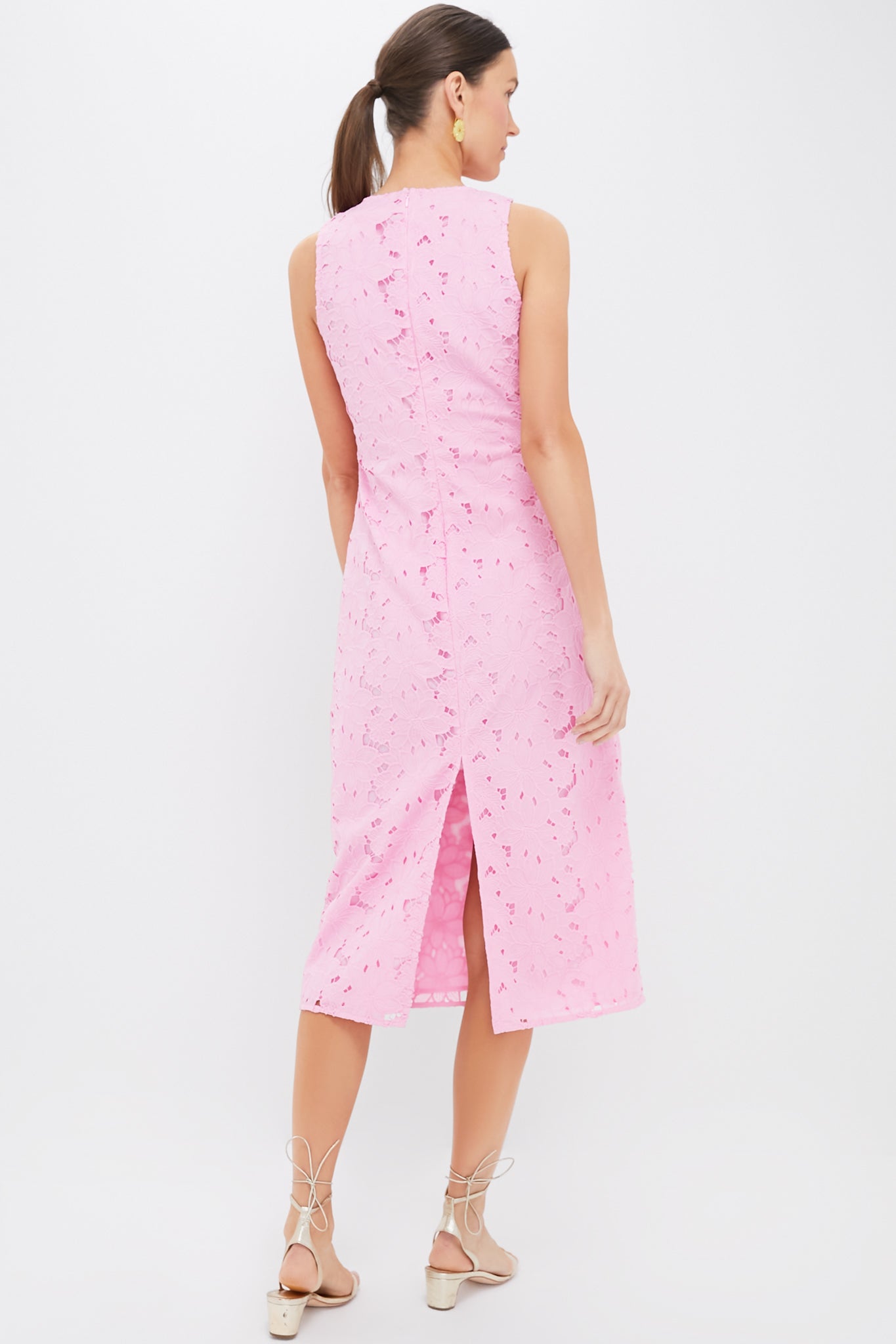 Carnation Eyelet Evelyn Midi Dress