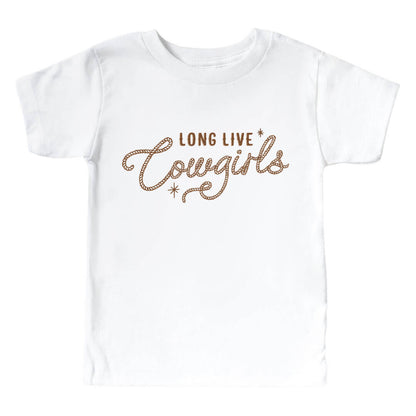 Long Live Cowgirls Kids Graphic Tee | White