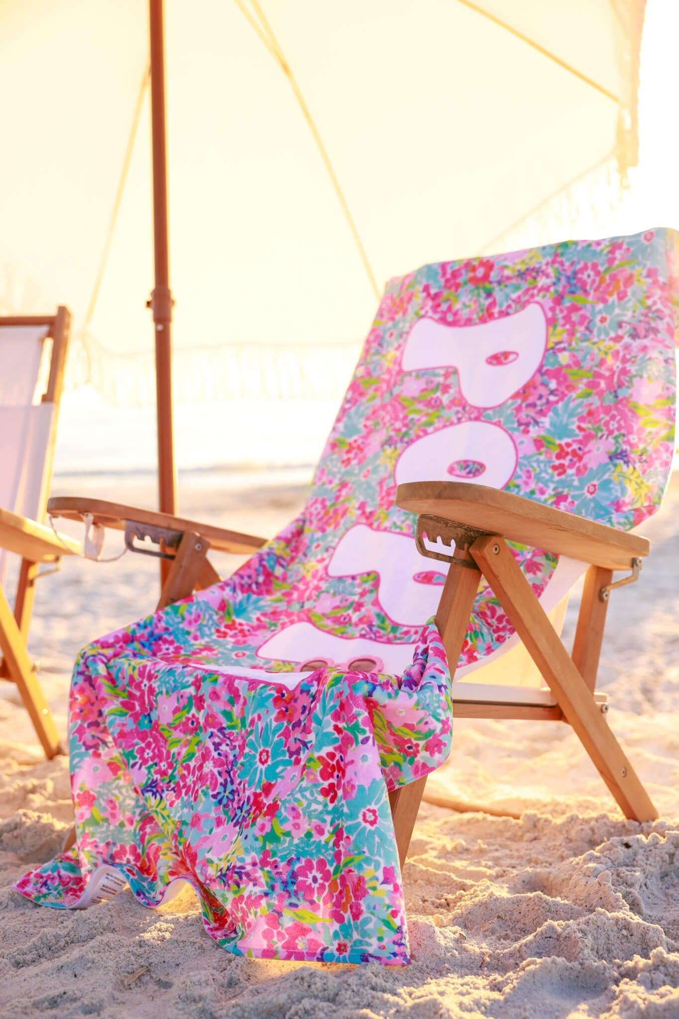 Personalized Kids Beach Towel | Petal Splash
