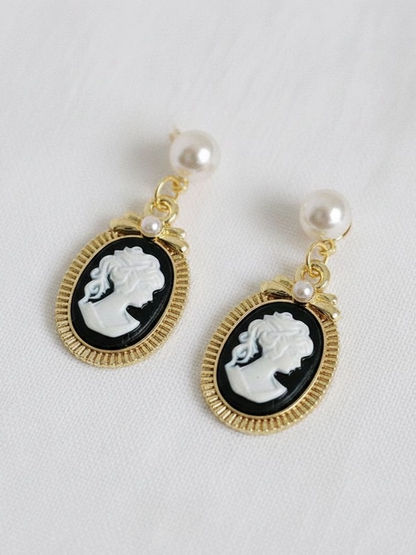 27 Vintage-Inspired Oval Pearl Drop Earrings