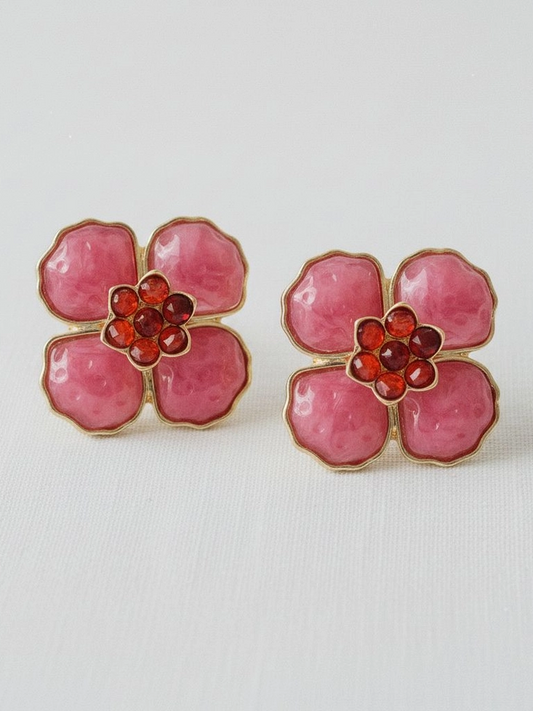27 Chunky Flower Earrings