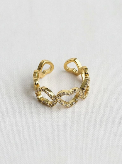 27 Heart Crystal Ring