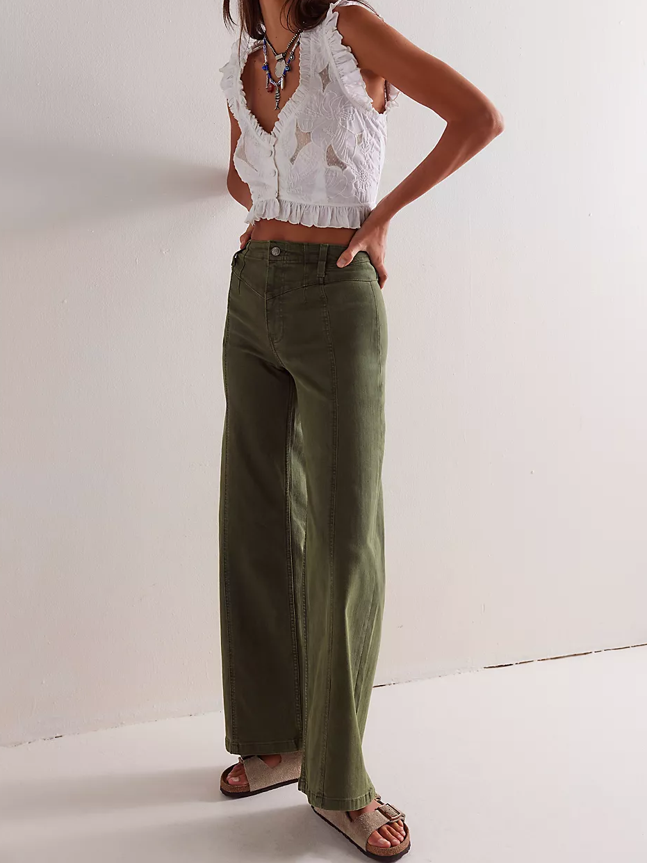 FREE PEOPLE Libre Wide Leg Jeans
