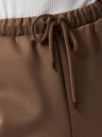 PIECES Striped Wide Leg Track Pant