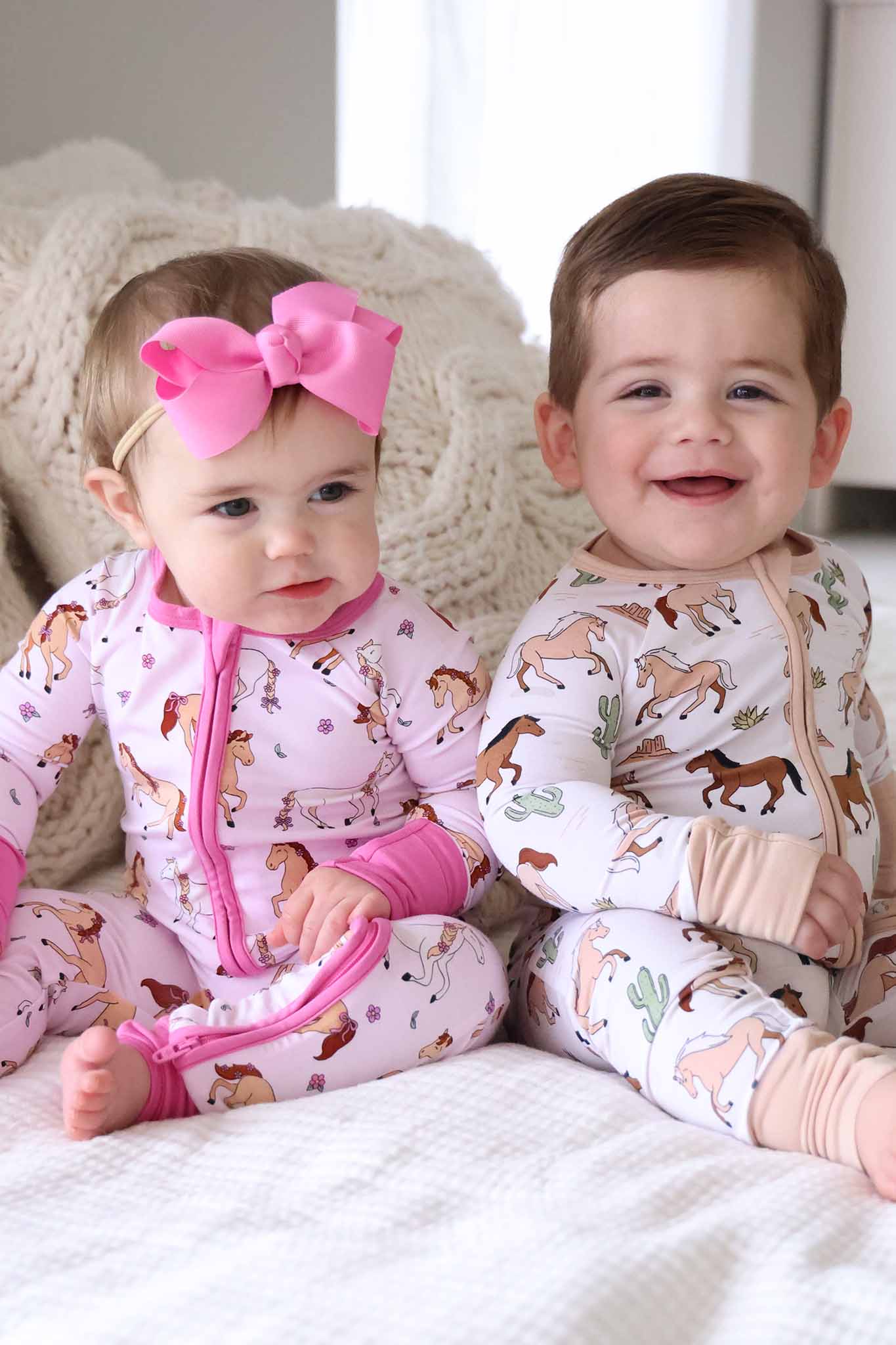 Convertible Zip Romper | Pony Club Pink