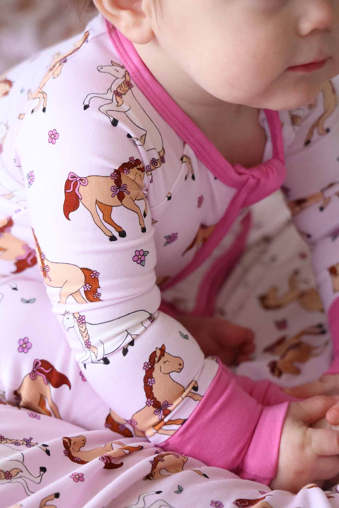 Convertible Zip Romper | Pony Club Pink