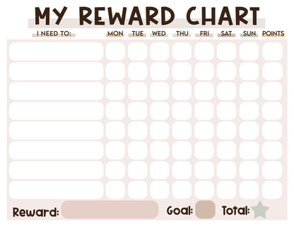 Chore Reward Chart - Free Digital Download