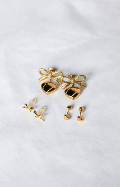 Rianne Gold Earrings 3 Pack (FREE over $110)