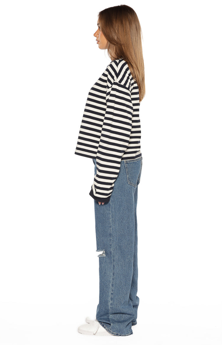 Roxie Mid Wash Ripped Jeans