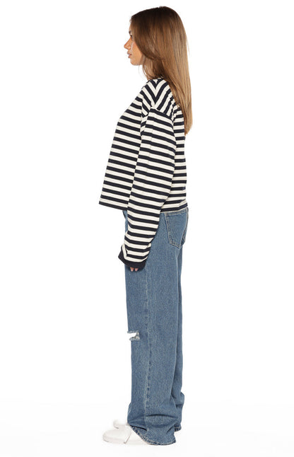 Roxie Mid Wash Ripped Jeans