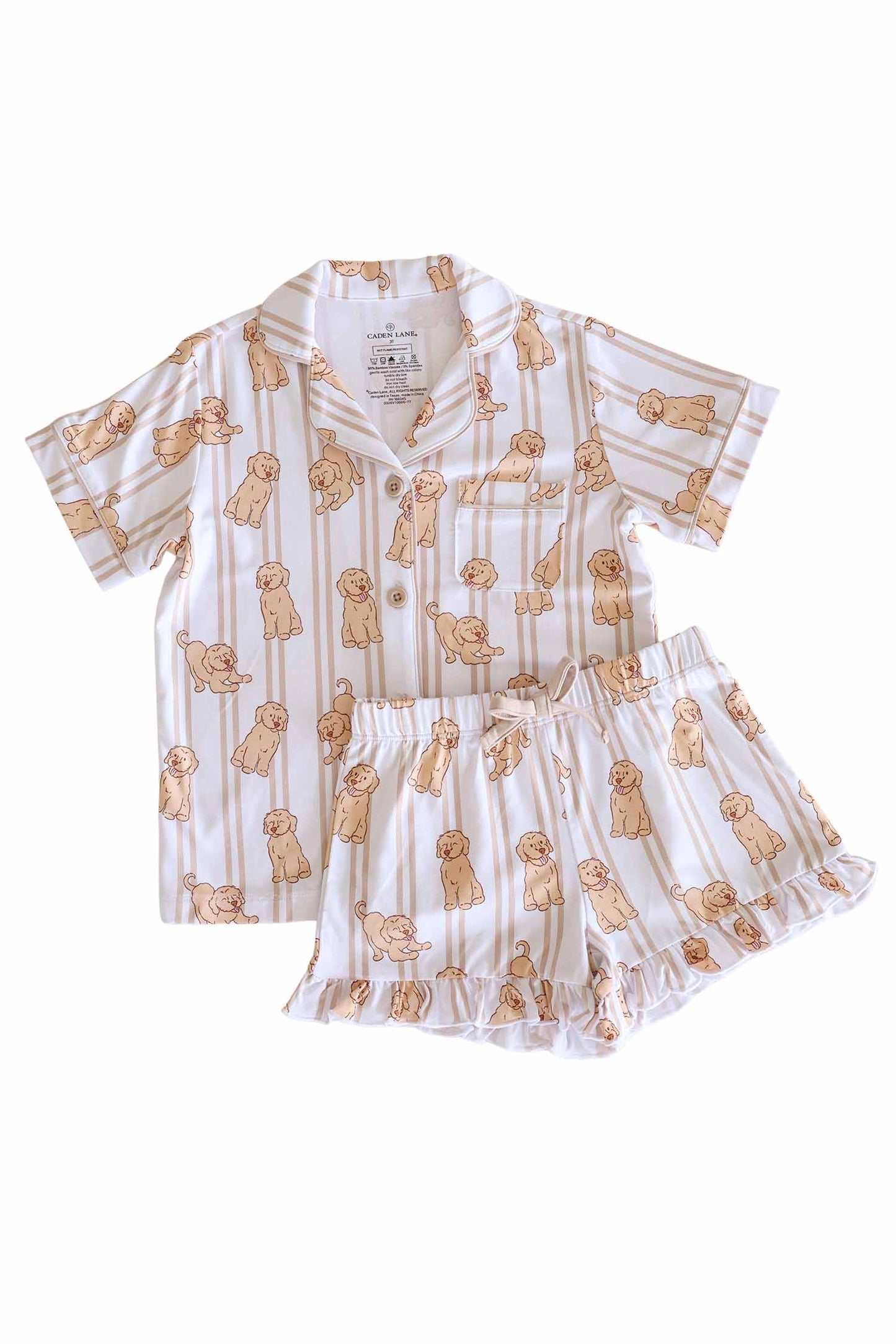 Girl's Two Piece Short Lounge Set | Ruff Life