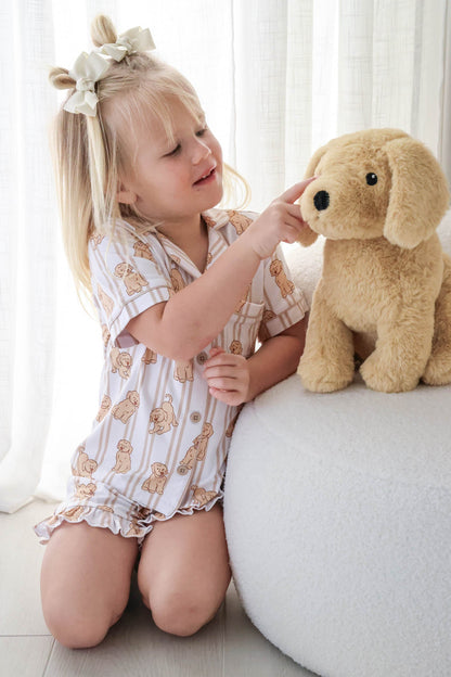 Girl's Two Piece Short Lounge Set | Ruff Life