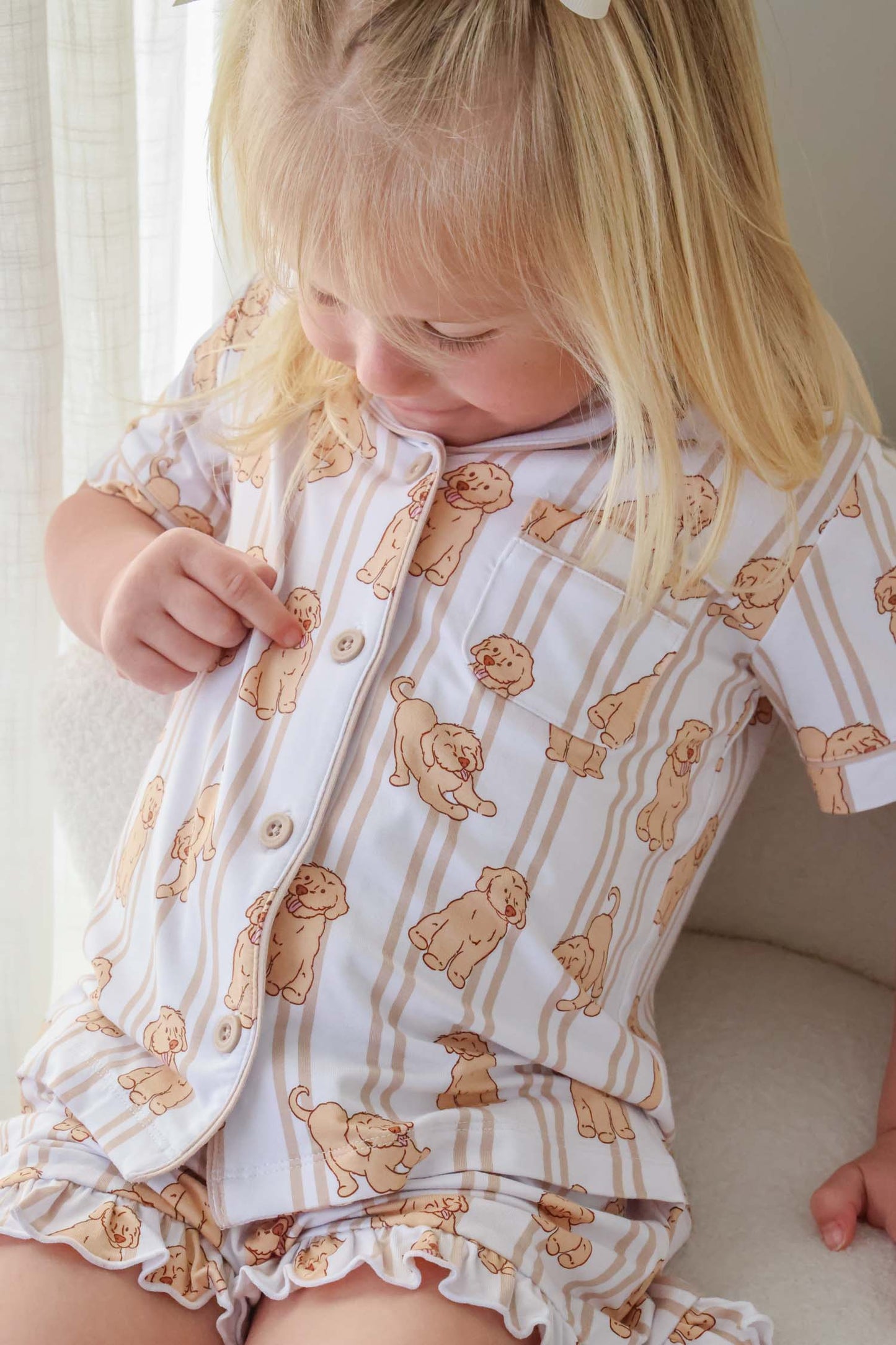 Girl's Two Piece Short Lounge Set | Ruff Life