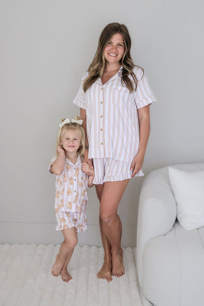 Girl's Two Piece Short Lounge Set | Ruff Life