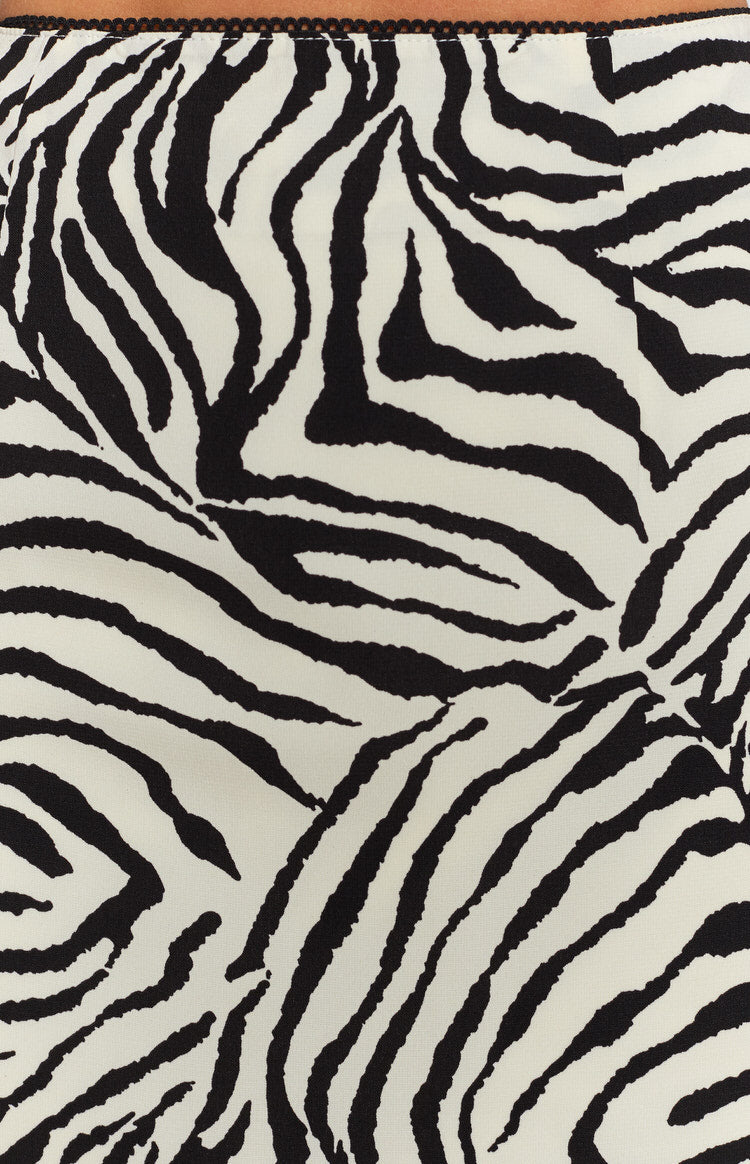 Saturn Mini Skirt Zebra