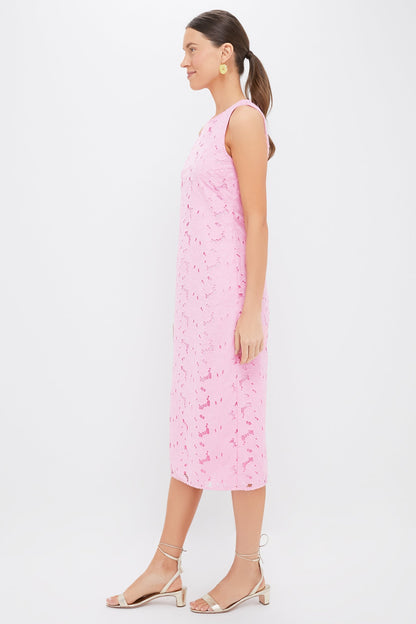 Carnation Eyelet Evelyn Midi Dress