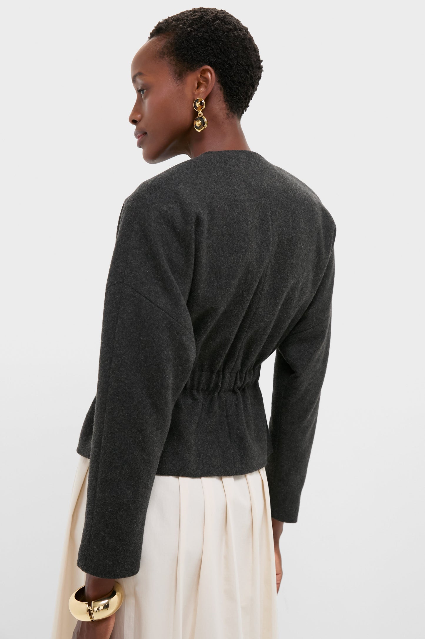Charcoal Light Atelier Cinch Jacket