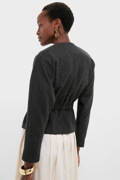 Charcoal Light Atelier Cinch Jacket