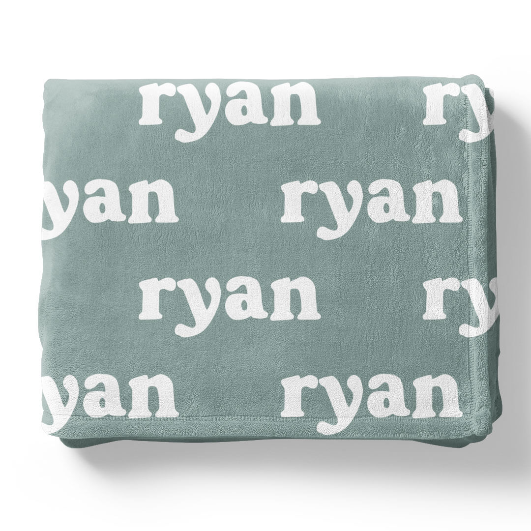 Candy Apple Personalized Color Blanket