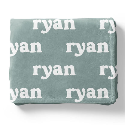 Candy Apple Personalized Color Blanket