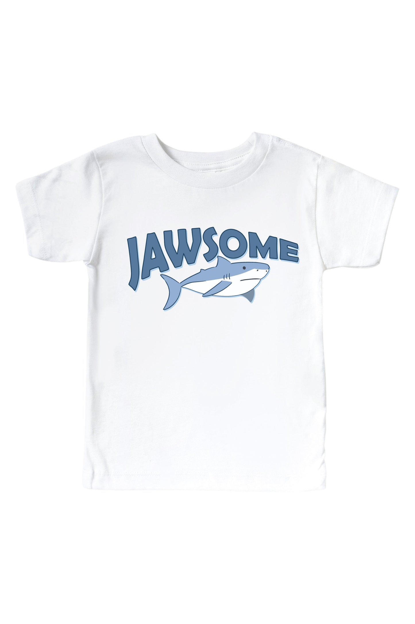 Jawsome Graphic Bodysuit & Kids Tee | White