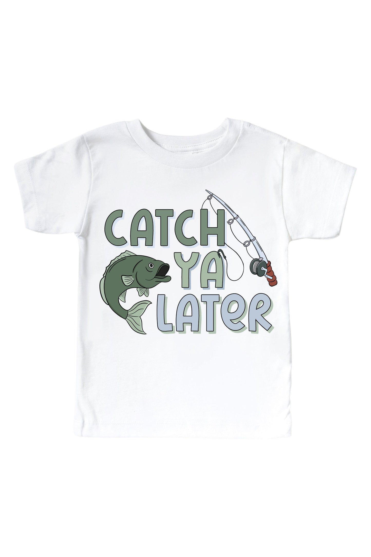 Catch Ya Later Graphic Bodysuit & Kids Tee | White