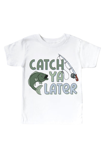 Catch Ya Later Graphic Bodysuit & Kids Tee | White