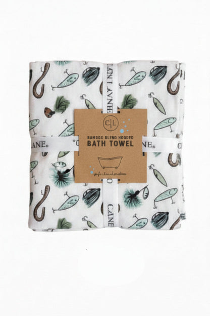 Embroidered Bamboo Hooded Towel | Tackle Box