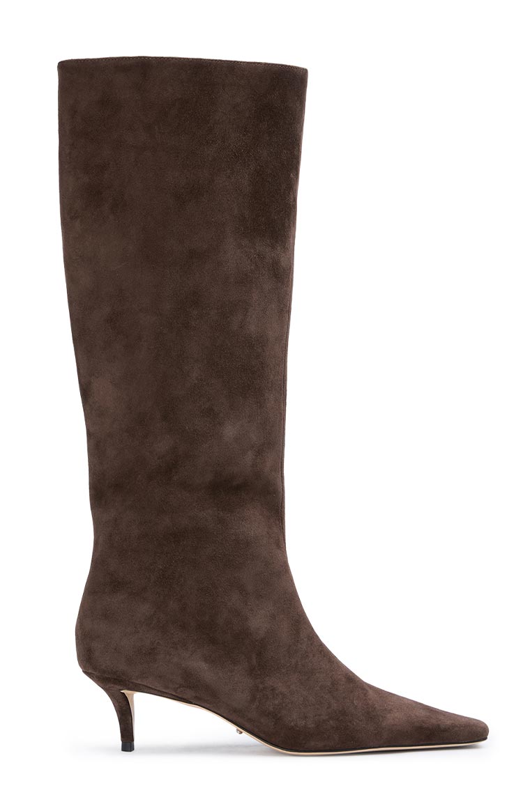 Tony Bianco Zuri Espresso Suede Calf Boots