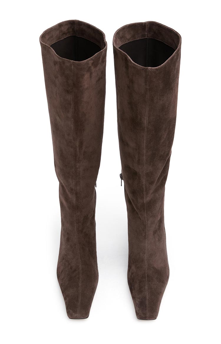 Tony Bianco Zuri Espresso Suede Calf Boots