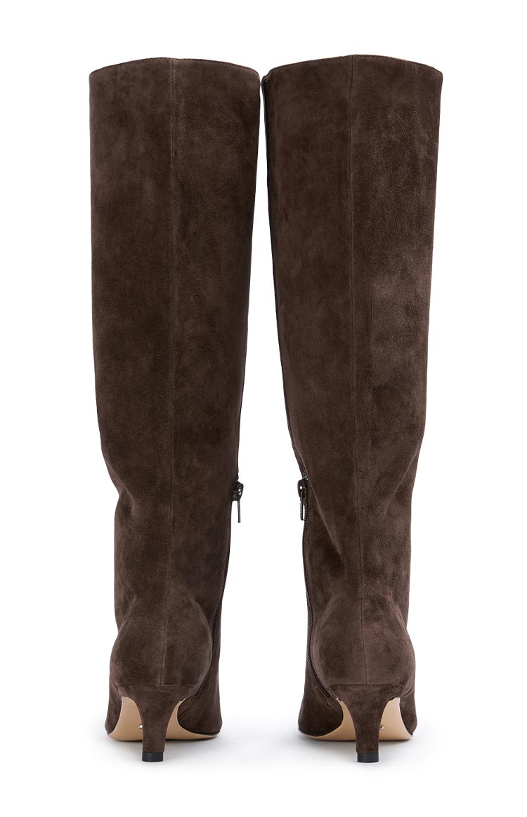 Tony Bianco Zuri Espresso Suede Calf Boots