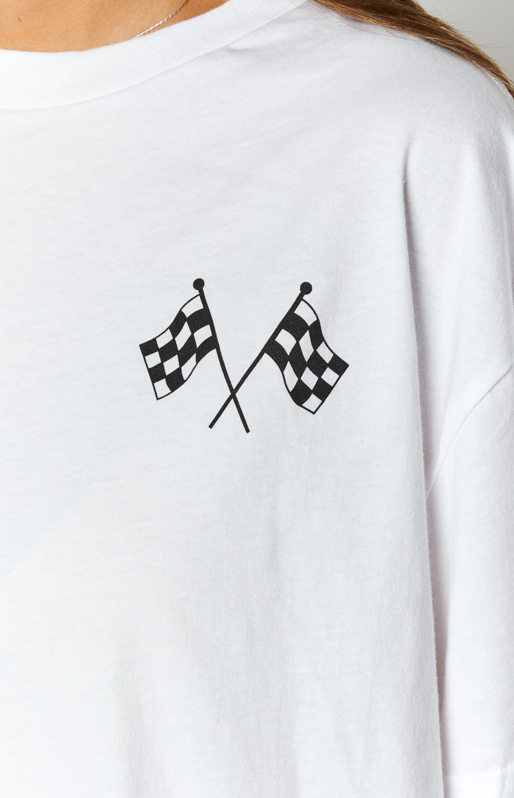 Too Quick White Tee