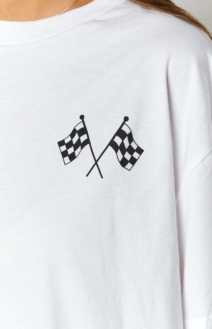 Too Quick White Tee