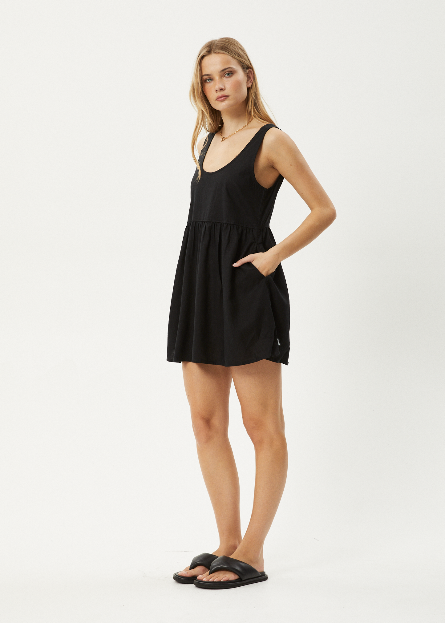 AFENDS Womens Jesse - Mini Dress - Black