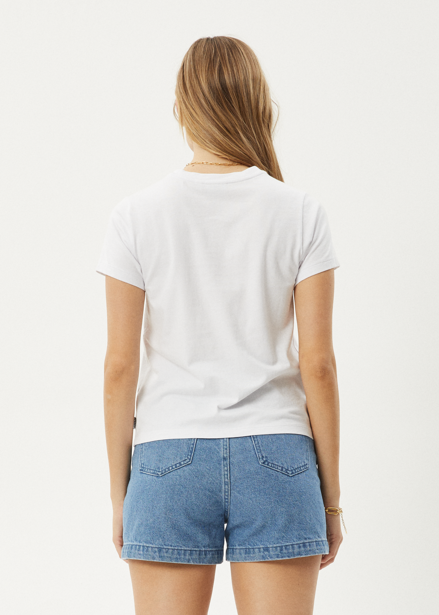 AFENDS Womens Greetings - Regular Tee - White
