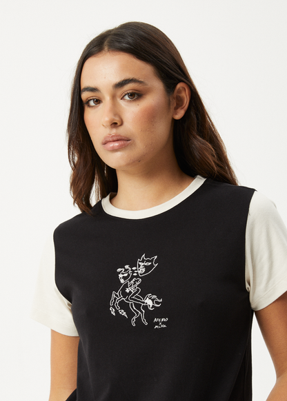 AFENDS Womens Karlee -  Regular Tee - Black