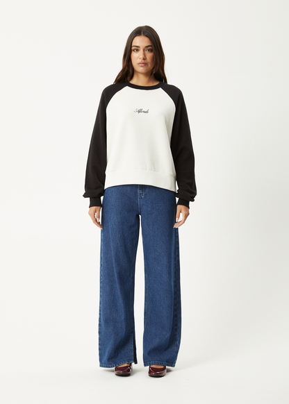 AFENDS Womens Ryan -  Crew Neck Jumper - Black