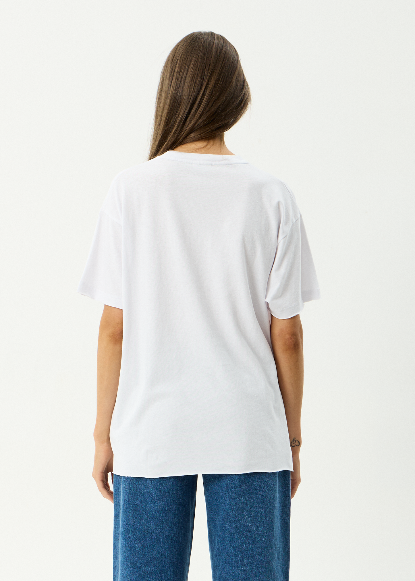AFENDS Womens Zephyr - Oversized Tee - White
