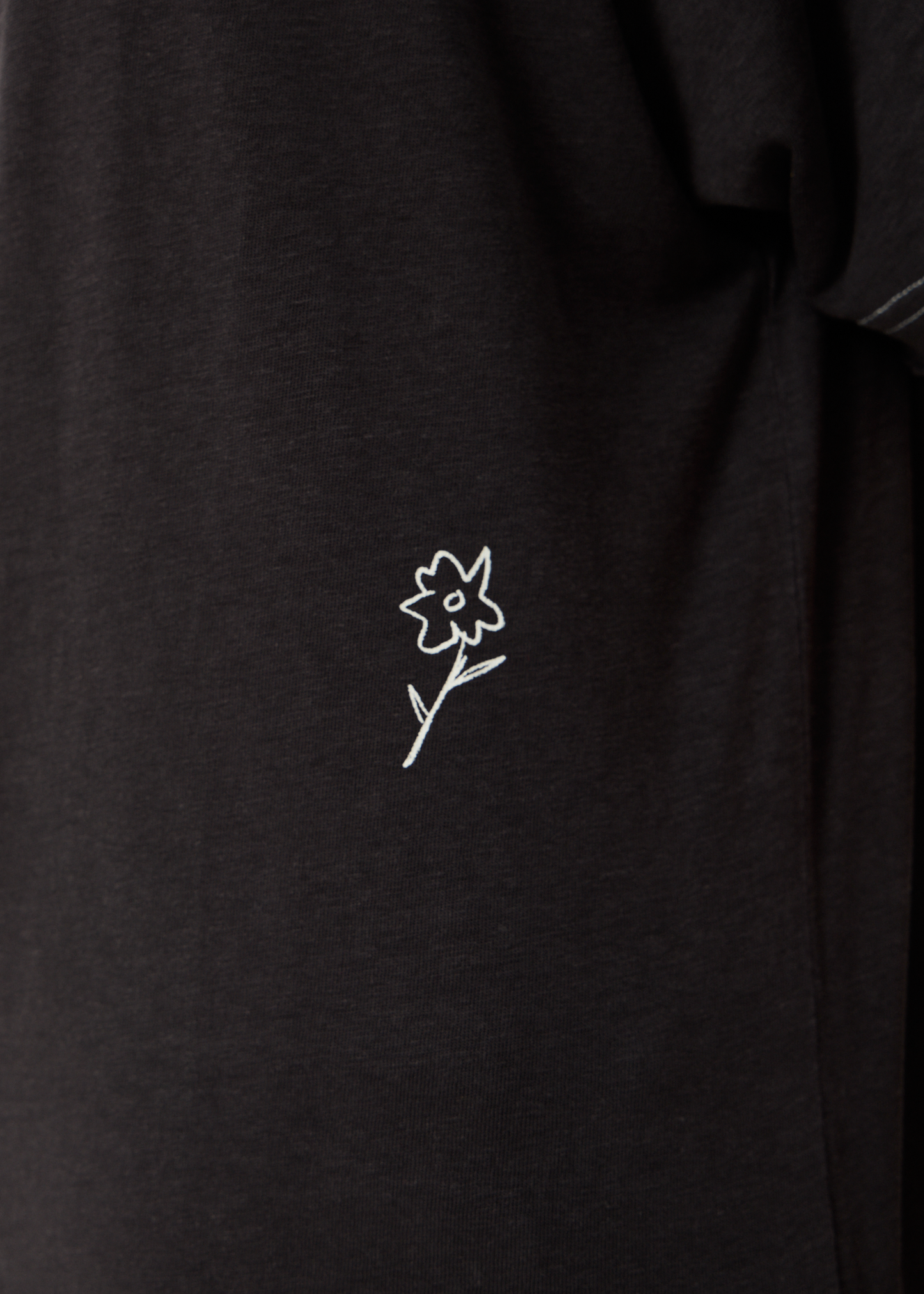 AFENDS Womens Rise - Oversized Tee - Stone Black