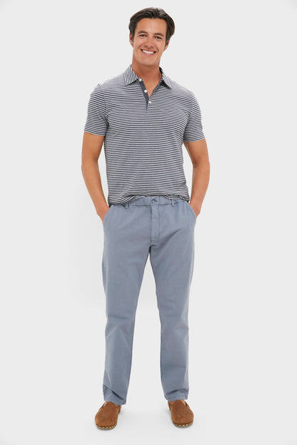 China Blue Athletic Fit Saturday Chino