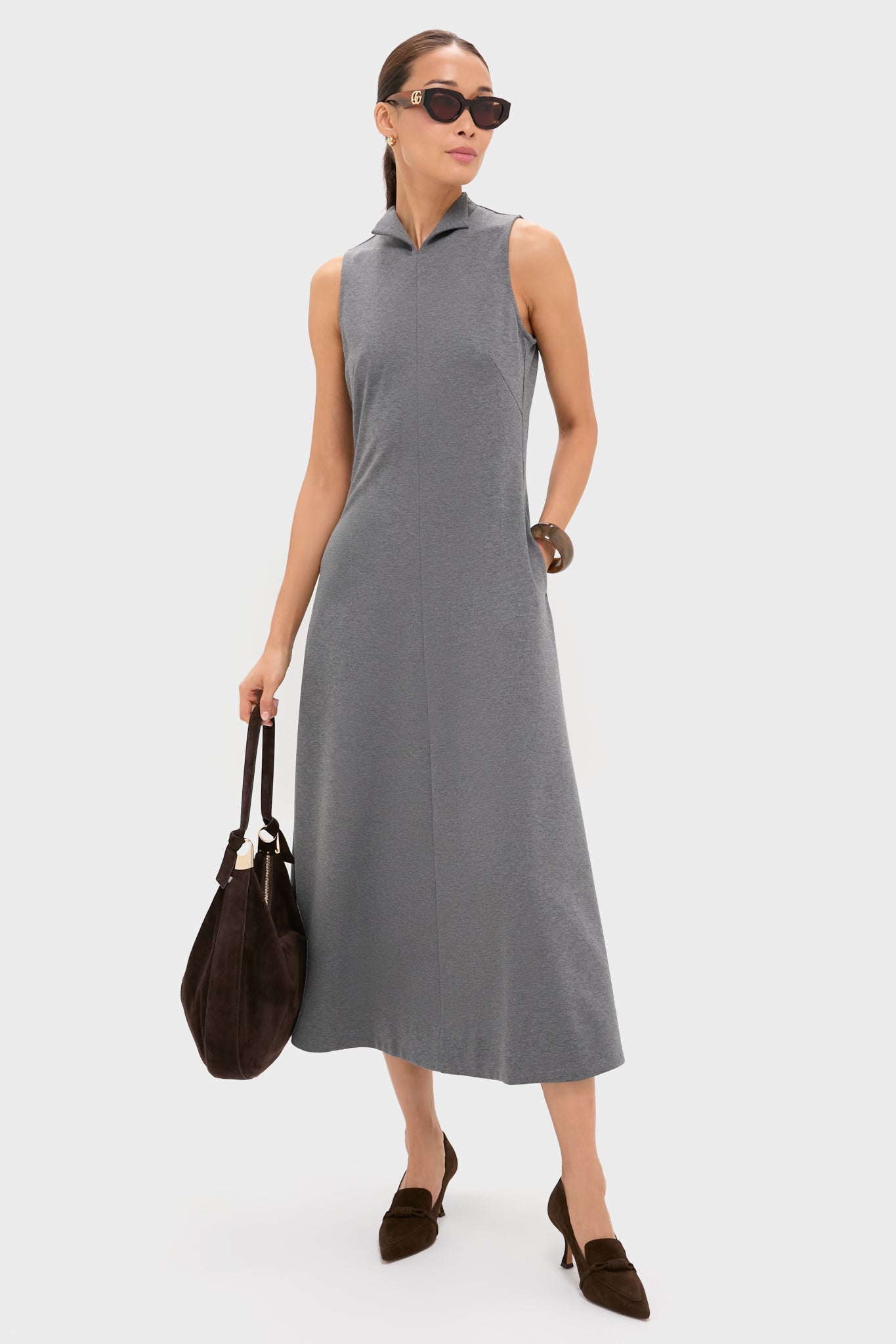 Charcoal Heather Resnick Maxi Dress